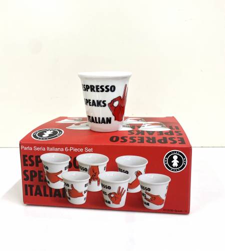 Prendi Espresso Cup Set of 6 with Saucers, Modern Style Espresso  Cups, Microwave Dishwasher Safe, Suit for Espresso Machine, 2023  Collection: Espresso Cups